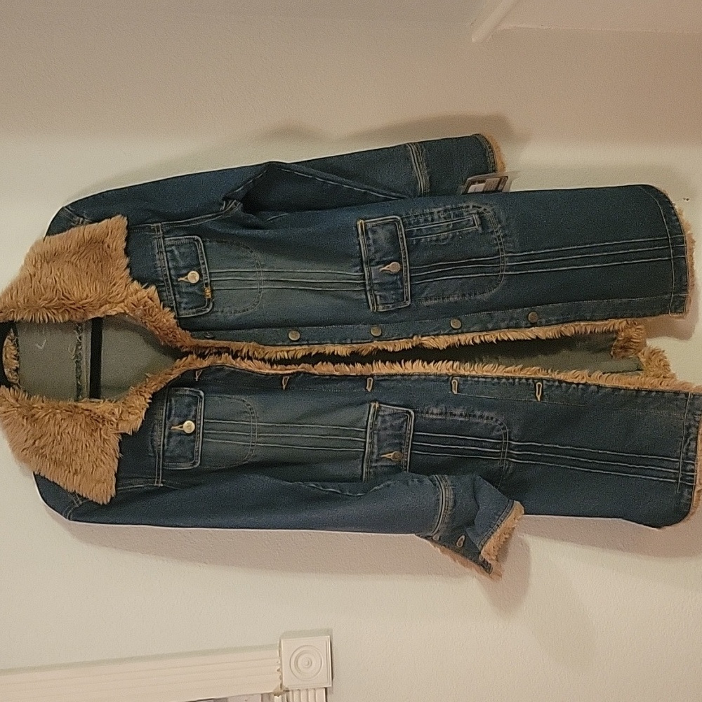 NEW Lee Classic Blue Denim coat